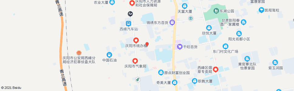 庆阳市农机公司_公交站地图_庆阳公交_妙搜公交查询2024