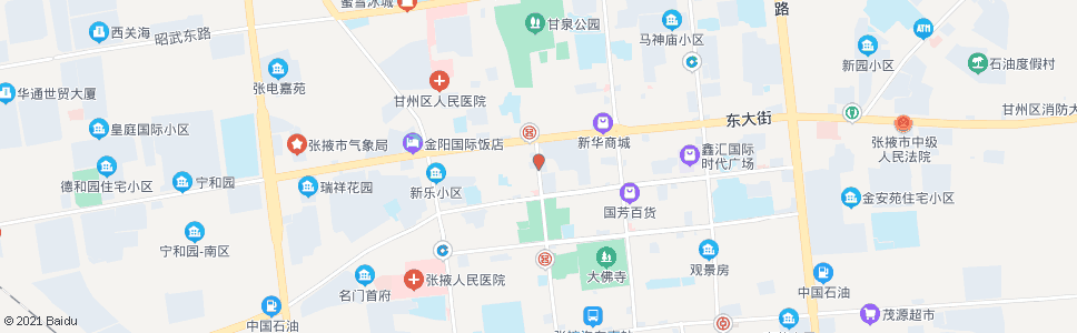 张掖张掖饭店_公交站地图_张掖公交_妙搜公交查询2024