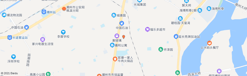 潮州盐鸿镇镇道路口_公交站地图_潮州公交_妙搜公交查询2024