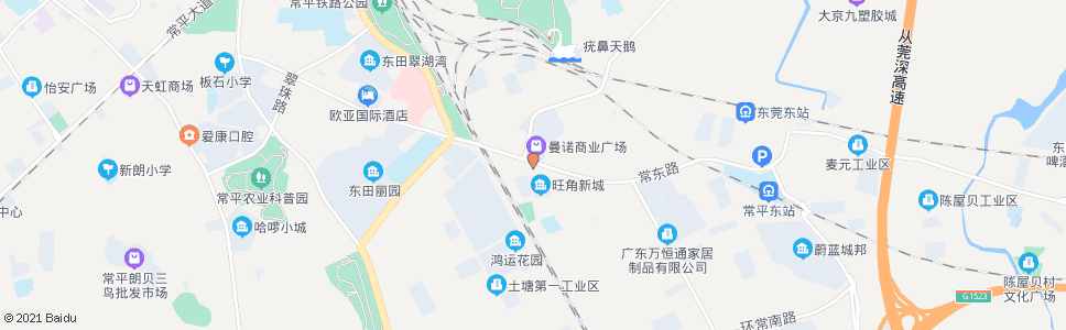 东莞荔香楼酒店_公交站地图_东莞公交_妙搜公交查询2024