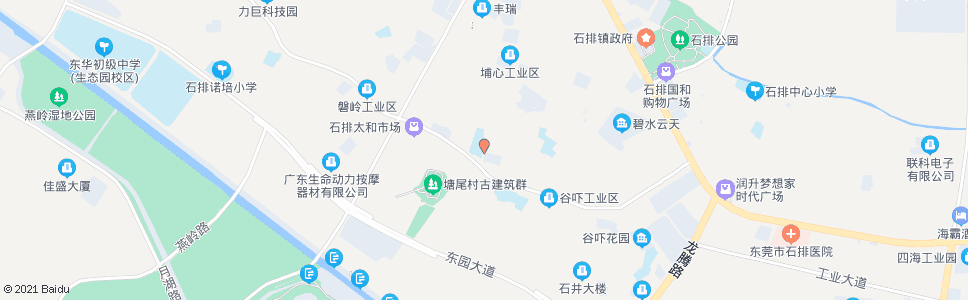 东莞云岗小学_公交站地图_东莞公交_妙搜公交查询2024