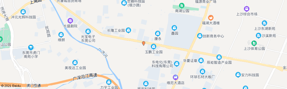 东莞德安旅店_公交站地图_东莞公交_妙搜公交查询2025