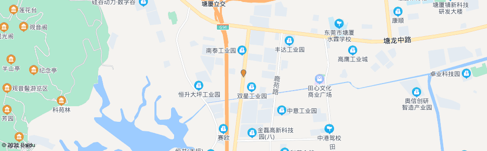 东莞新村南_公交站地图_东莞公交_妙搜公交查询2025