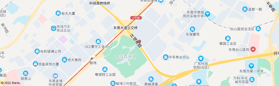 东莞东莞大道路口_公交站地图_东莞公交_妙搜公交查询2025