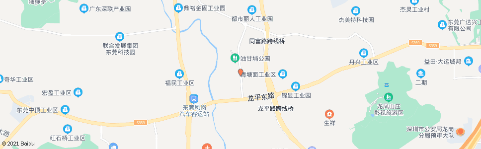 东莞油甘埔村委_公交站地图_东莞公交_妙搜公交查询2025