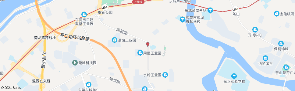 东莞周屋村口_公交站地图_东莞公交_妙搜公交查询2024