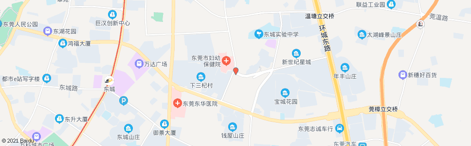 东莞学前路新街_公交站地图_东莞公交_妙搜公交查询2025