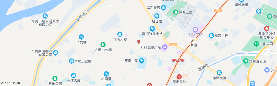 东莞新房路_公交站地图_东莞公交_妙搜公交查询2025