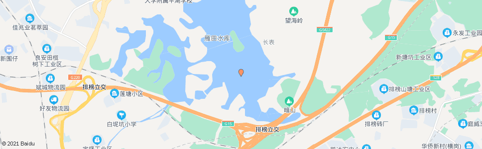 东莞雁田水库_公交站地图_东莞公交_妙搜公交查询2024