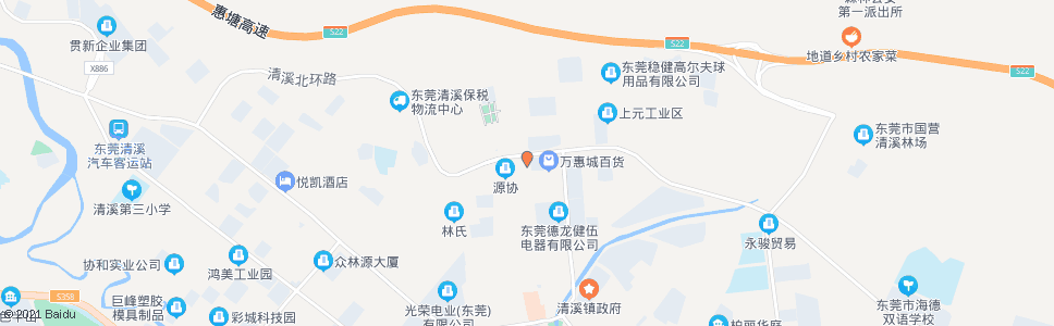 东莞松岗市场_公交站地图_东莞公交_妙搜公交查询2025