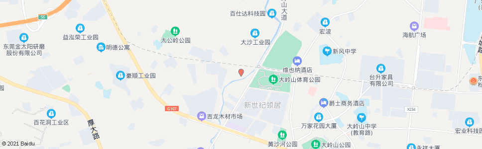 东莞龙山村_公交站地图_东莞公交_妙搜公交查询2024