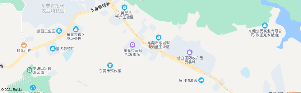 东莞鸿盛工业区_公交站地图_东莞公交_妙搜公交查询2025