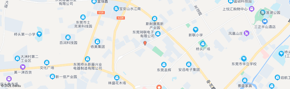 东莞岭头治安队_公交站地图_东莞公交_妙搜公交查询2025