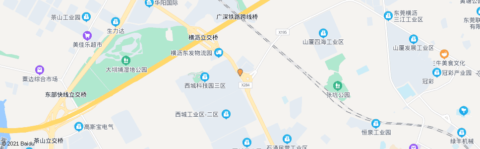 东莞西城科技园3区_公交站地图_东莞公交_妙搜公交查询2025