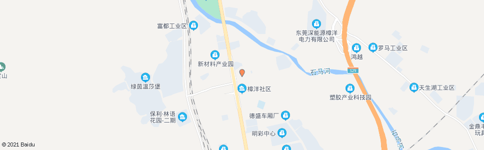 东莞樟洋市场路口_公交站地图_东莞公交_妙搜公交查询2025