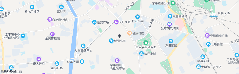 东莞朗贝市场_公交站地图_东莞公交_妙搜公交查询2024