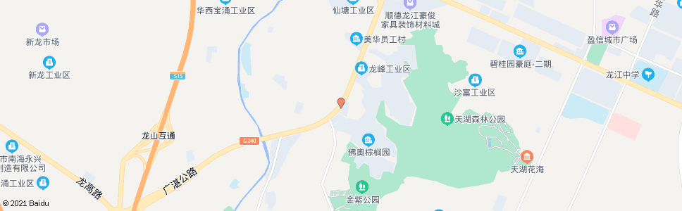 佛山龙峰路口_公交站地图_佛山公交_妙搜公交查询2025