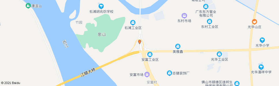 佛山右滩站(顺番路)_公交站地图_佛山公交_妙搜公交查询2025