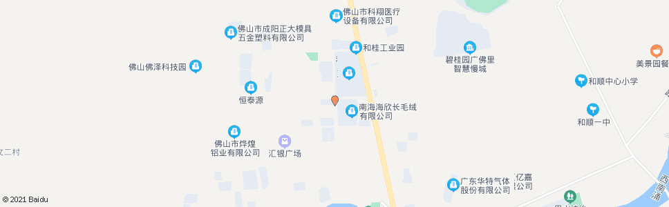 佛山和桂中_公交站地图_佛山公交_妙搜公交查询2025