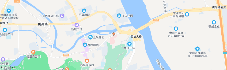 佛山江浦路_公交站地图_佛山公交_妙搜公交查询2025