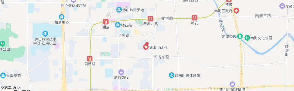 佛山星海小学_公交站地图_佛山公交_妙搜公交查询2024