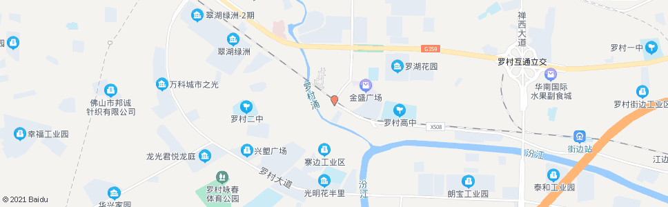 佛山罗湖市场_公交站地图_佛山公交_妙搜公交查询2025