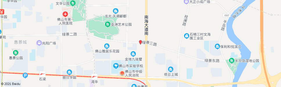 佛山环湖小学北门_公交站地图_佛山公交_妙搜公交查询2024