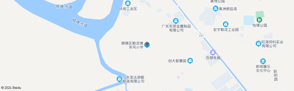 佛山东风小学_公交站地图_佛山公交_妙搜公交查询2024