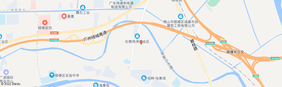 佛山雁洲村_公交站地图_佛山公交_妙搜公交查询2025