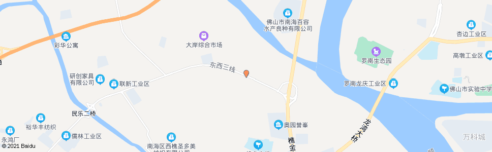 佛山大岸南坊村_公交站地图_佛山公交_妙搜公交查询2024