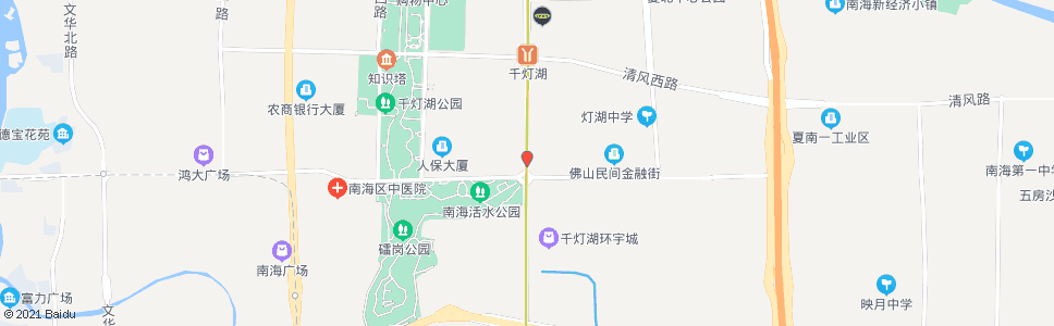 佛山桂澜海八路口_公交站地图_佛山公交_妙搜公交查询2025