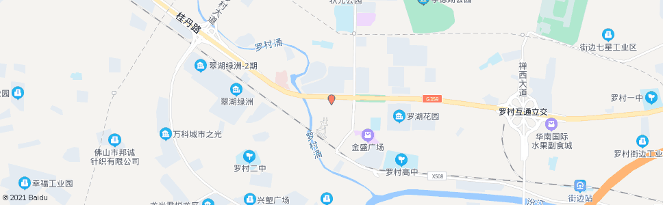 佛山罗村城区_公交站地图_佛山公交_妙搜公交查询2024