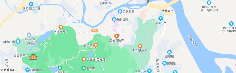 佛山大榄道班_公交站地图_佛山公交_妙搜公交查询2024