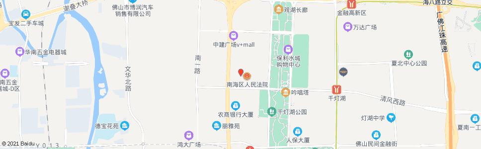 佛山桂城派出所_公交站地图_佛山公交_妙搜公交查询2025