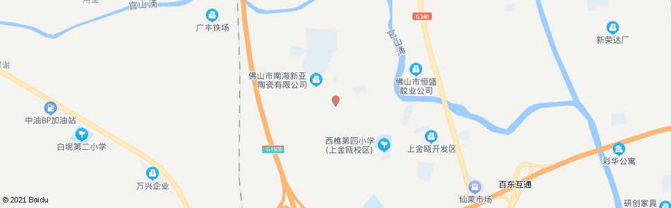 佛山渡滘村(上金瓯)_公交站地图_佛山公交_妙搜公交查询2025