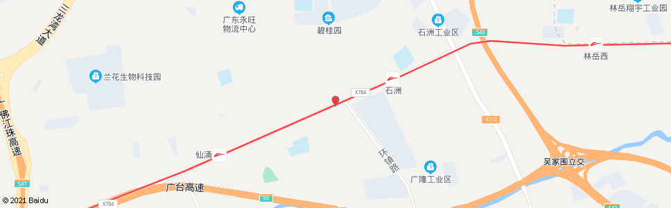 佛山双洲村_公交站地图_佛山公交_妙搜公交查询2025