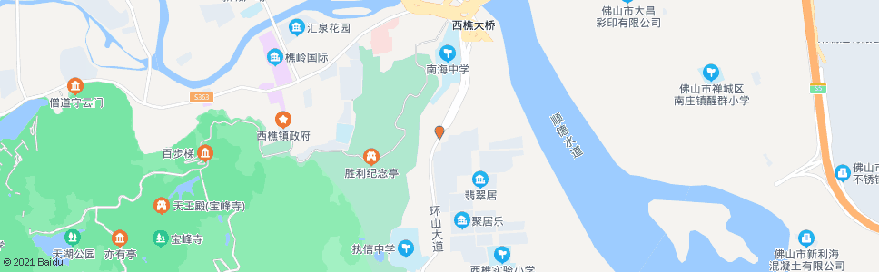 佛山山根莘村(樵晖新城)_公交站地图_佛山公交_妙搜公交查询2025