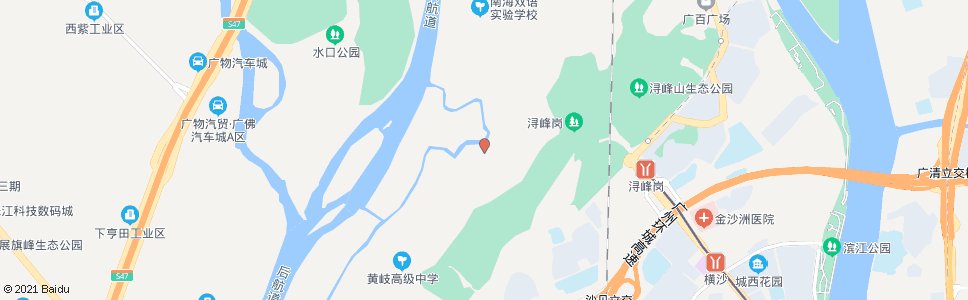 佛山后海村总站_公交站地图_佛山公交_妙搜公交查询2024