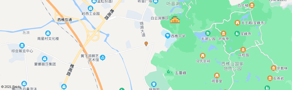 佛山羔舟村(岭西)_公交站地图_佛山公交_妙搜公交查询2025