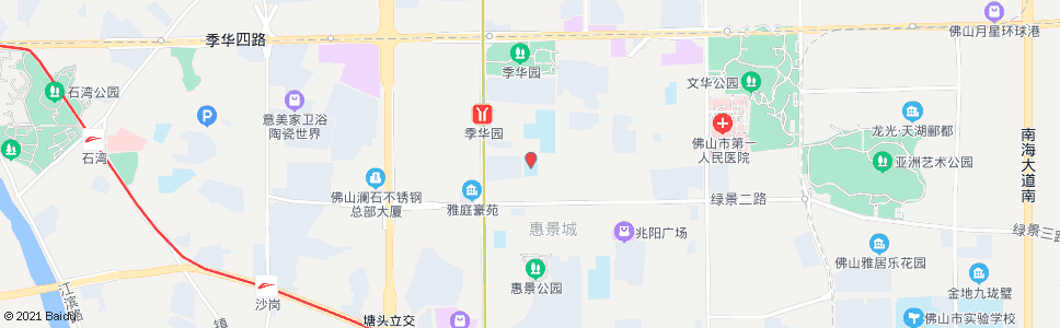 佛山城南小学_公交站地图_佛山公交_妙搜公交查询2024