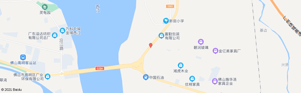 佛山新田南村(南海发电一厂)_公交站地图_佛山公交_妙搜公交查询2025