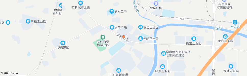 佛山罗东新村_公交站地图_佛山公交_妙搜公交查询2025