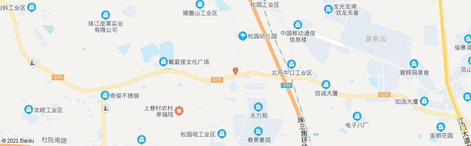 江门松园路口_公交站地图_江门公交_妙搜公交查询2024