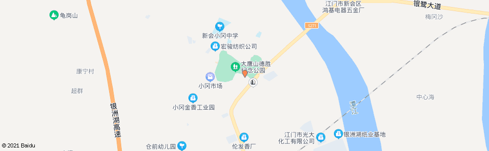 江门梅冈村_公交站地图_江门公交_妙搜公交查询2024