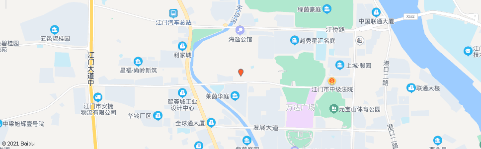 江门月湾村_公交站地图_江门公交_妙搜公交查询2024