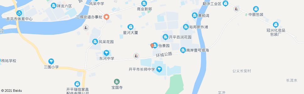 江门怡景园站_公交站地图_江门公交_妙搜公交查询2024