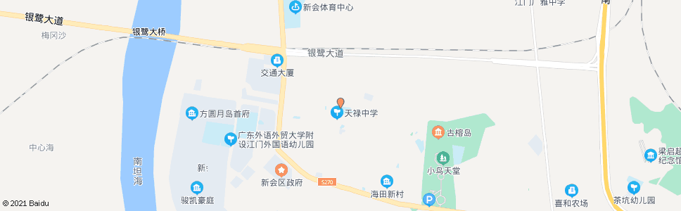 江门天禄村委会_公交站地图_江门公交_妙搜公交查询2024