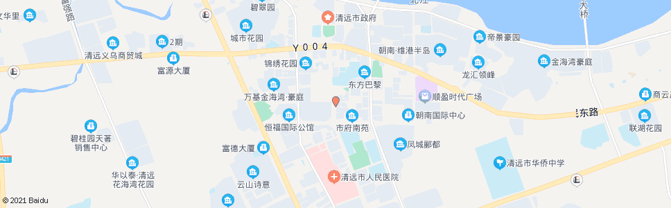 清远北江医院_公交站地图_清远公交_妙搜公交查询2024