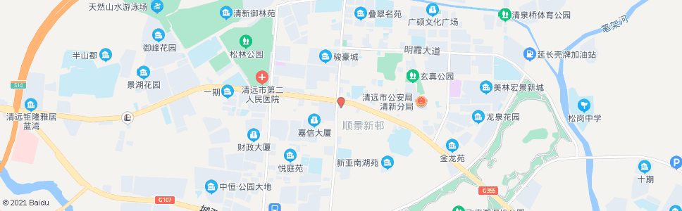 清远新乐酒店_公交站地图_清远公交_妙搜公交查询2024