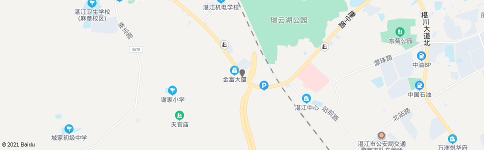 湛江新华书店仓库_公交站地图_湛江公交_妙搜公交查询2024